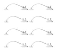 DYUES-SDOEMVIEN Limitatore di Apertura for Porte e finestre Premium Blocco di Sicurezza for Porte e finestre for Bambini Protezione di Sicurezza Durevole for Bambini e Animali Domestici(8pcs)