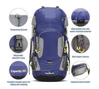 DYUES-SDOEMVIEN Zaino da Bicicletta Impermeabile con Design ergonomico Leggero Adatto for Ciclismo, Corsa, Escursionismo e Accessori Sportivi(Green Color)