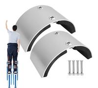 Dywall Stilt - Parti di ricambio in lega di alluminio pesante, in metallo regolabili | Kit di riparazione Stilts durevole con fasce per gambe per lavori di costruzione per il miglioramento