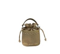 DYYEUAVT Borsa a tracolla da donna, borsa a tracolla intrecciata, secchiello estivo, casual, tessuto interno for lo shopping(Color05)