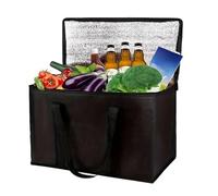 DYYEUAVT Borsa termica da 18/35 litri for frutta, cibo, pasti, grande capacità, custodia termica con cerniera, for la spesa all'aperto, attrezzatura da campeggio(XL-35L)