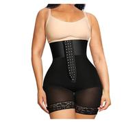 DYYEUAVT Mutandine Modellanti for Il Corpo da Donna, Mutandine Modellanti for Il Sollevamento dei Glutei, Pantaloncini Modellanti Aderenti, Mutandine con Fascia di Controllo della Pancia(Black,M)
