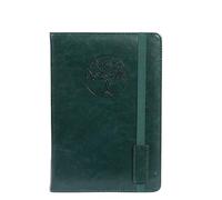 DYYEUAVT Quaderno con cinturino in stile retrò, adatto for studiare, vivere e prendere appunti Per Organizzare E Ricordare(Green)