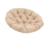 DYYEUAVT Sedia impermeabile, sedia a dondolo, sospesa, rotonda, cuscino 60x60 cm, accessori tessili for la casa(Color 01)