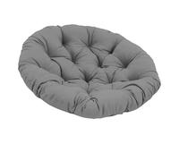 DYYEUAVT Sedia impermeabile, sedia a dondolo, sospesa, rotonda, cuscino 60x60 cm, accessori tessili for la casa(Color 02)
