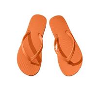 DYYEUAVT Summer Women's Slipper Non-Slip Flip Flops Bathroom Quick Drying Slippers Clip Toe Flat For Home Shower Beach(Orange,44)