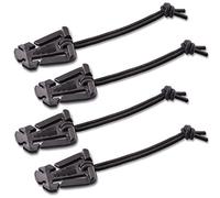DYZD 4pcs Molle Web Dominators with Elastic String, Durevole Tactical Strap Management Tool, Accessori per Zaini, Chiusura Multiuso, Tactical Gear Clip