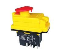 DZ-6 15A 250V IP55 Interruttore a pulsante elettromagnetico impermeabile for trapano Interruttori magnetici con arresto di emergenza