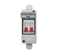 DZ30-32 1P+N Circuit Breaker 16A 20A 25A 32A Din Rail Mounting Cutout Miniature Household Air Switch Combiner Box AUOQKQUT(10A)