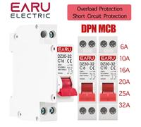 DZ30-32 DPN 1P + N Mini interruttore MCB 6A 10A 16A 20A 25A 32A Montaggio su guida Din Ritaglio interruttore aria domestico in miniatura OEM fai da te
