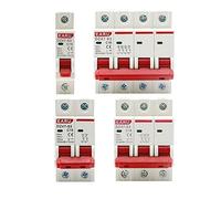 DZ47 1-4P 3A-63A 400V Tipo C Mini Interruttore Automatico MCB Protezione da Cortocircuito e Sovraccarico Montaggio su Guida DIN 35mm Capacità di Interruzione 6KA(3 Years,4P)