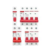 DZ47 1P 2P 3P 4P 3A-63A AC 230V 400V C Type Mini Circuit Breaker MCB Short Overload Protector Din Rail Mount Breaking Capacity(4P,20A)