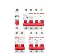 DZ47 1P 2P 3P 4P 3A-63A AC 230V 400V C Type Mini Circuit Breaker Short Overload Protector Din Rail Mount Breaking Capacity(3P,32A)