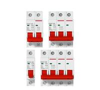 DZ47 1P 2P 3P 4P 3A-63A AC 230V 400V Tipo C Interruttore Automatico MCB Protezione da Sovraccarico Cortocircuito Montaggio su Guida DIN Capacità di Interruzione(4P,50A)