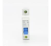 DZ47-60 1P AC 230V/400V Interruttore automatico miniaturizzato Tipo di rilascio elettromagnetico 4 pezzi(4A)