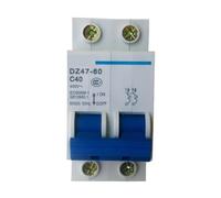 DZ47-60 C40 AC230/400V 2P 40A 2-Pole Miniature Circuit Breaker