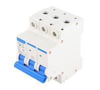 DZ47 63 C25 3P 25A 400V Interruttore automatico miniaturizzato RCCB Interruttore automatico corrente residua Ignifugo ad alte prestazioni per la costruzione di ingegneria della