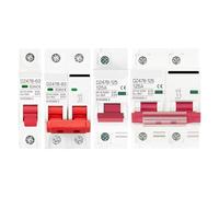 DZ47B Mini Interruttore Automatico CC 1P/2P, 12-500 V DC, Curva C 6-125 A, 4 KA/6 KA, MCB Su Guida DIN 35 Mm Per Impianto Solare Fotovoltaico E Batteria Camper(1P,40A)