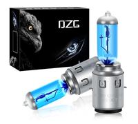 DZG - S2 /Ba20d Motociclo Alogene Lampadine - Motocicletta Bulbi faro super bianche 12V 35/35W Lampada 6000K, 2 pezzi