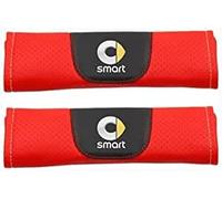 dzggs 2 Pezzi Auto Imbottiture Cinture di Sicurezza per Smart, Confortevole Traspiranti Copricintura Auto Copri Cintura Imbottiture Cinture Sicurezza Protezione