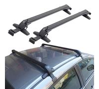 dzggs 2 Pezzi Auto Portapacchi per VW Fox Hatchback (5Z1,5Z3,5Z4) 2003-2014, Barre Trasversali Portabagagli Tetto Alluminio Portapacchi Barre Portatutto, Esterno Accessori