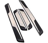 dzggs 4 Pezzi Acciaio Inox Battitacco per Peugeot 3008 GT Line 2019-2023, Auto Acciaio Inox Adesivi Soglia Anti-Usura Antiscivolo Kick Plates Styling Accessor