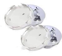 dzggs 4 Pezzi Coprimozzi Auto per Peugeot 40mm 50mm 55mm 60mm, Impermeabile Resistente all'Usura Antipolvere Coprimozzo Coperture Coprimozzo Centrale Rim Sostituzione,55mm