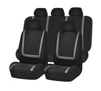 dzggs Auto Set Coprisedili per Nissan Primera P11 EQ4 Sedan 1996-2002, 9 Pezzi Copri Sedili Auto Cuscino del Sedile Traspirante Antiscivolo Impermeabile Set,D/Grey