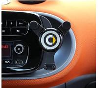 dzggs Auto Supporti Porta Cellulare, per Smart 450 451 453 Fortwo Forfour 360° Rotazione Supporto Auto Smartphone ABS Regolabile Presa Aria Supporto Telefono, Accessori Auto,A