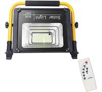 DZHHBSPQ Faretto LED Ricaricabile Tramite USB con Telecomando, Luce da Lavoro Portatile per Esterni, 3 modalità dimmerabili, temporizzazione, luci di inondazione Impermeabili IP66 per giard