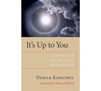 Dzigar Kongtrul It's Up to You (Tascabile)