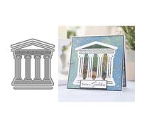 DzIxY Colonne Vintage Architettura Fustelle di Metallo per la Creazione di Carta Kit Goffratura Carta Die Cuts Set Scrapbook Stencil Forniture Modelli di Macchina