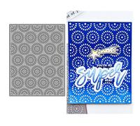 DzIxY Hollow Fiori Circolari Sfondo Bordo di Metallo Fustelle di Taglio per la Carta Kit Goffratura Carta Die Cuts Set Scrapbook Stencil Forniture Modelli di Macchina