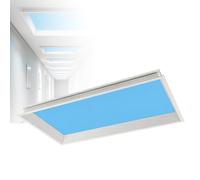 DzkZen Lucernario con Luce LED, Temperatura di Colore Regolabile E Luce for La Cura degli Occhi A Spettro Completo, Perfetta for Camera, Bagno Ed Ufficio Embedded-62cm*122cm