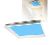 DzkZen Plafoniera Blue Sky Light Controllata da Un Ritmo Biologico per Simulare La Luce Solare, Lucernario Artificiale con Temperatura di Colore Regolabile per Ufficio Integrated-60cm*60cm
