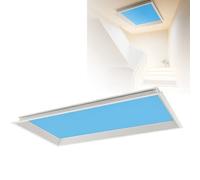 DzkZen Plafoniera Blue Sky Light Controllata da Un Ritmo Biologico per Simulare La Luce Solare, Lucernario Artificiale con Temperatura di Colore Regolabile per Ufficio Integrated-30cm*120cm