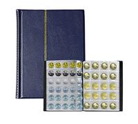 Dzmuero Porta Monete Collezionisti, Raccoglitore Monete, 1 Pezzi Porta Monete Collezionisti Raccoglitore Monete Collezione Monete Raccoglitore 10 Pagine Possono Contenere 250 Monete