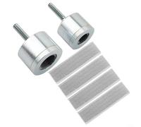 DZNDM0EVT Metal Pipe Cleaner Spazzola for Trapano for Tubi in Metallo da 15 mm e 22 mm for Tubi in Rame con Pezzi di Ricambio for Uso Industriale(22MM)