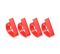 DZNDM0EVT Table Cloth Clips for Tavolo Esterno 4 Pezzi Clip for tovaglia Antiscivolo in plastica tavoli Morsetti for tovaglie Copri Feste Picnic Matrimonio Ballo di fine Anno Multifunzionale(Red)
