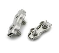 DZNDM0EVT Wire Rope Clamp Morsetti for Cavi in Acciaio Inossidabile con Doppia Impugnatura, bloccaggio a mandrino, Fissaggio for Cavi M2-M10, 1 pz.(M8 Fit 5 6mm)