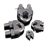 DZNDM0EVT Wire Rope Clamp Morsetto for Fune Metallica Tipo U in Acciaio Inossidabile 304 M2-M16(M8(2pcs))