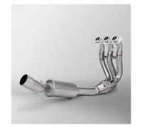 DZNEFYUP Marmitta Scarico Motocicletta per Trident per Tiger 660 per Tiger660 per Sport 2021-2023 Slip On Tubo di Scarico Completo per Moto(Acciaio Inossidabile)