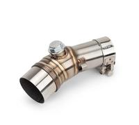 DZNEFYUP Marmitta Scarico Motocicletta Tubo Collegamento Centrale Scarico Motociclo Silenziatore Fuga della Sezione Centrale 51mm per ER6N 2006-2011