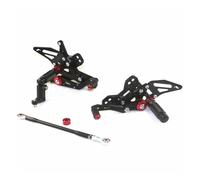 DZNEFYUP Pedana poggiapiedi Moto per CB650F CBR650F CB650R CBR650R Motocicletta Regolabile Rearsets Rearsets Pedana Poggiapiedi Poggiapiedi Pedane poggiapiedi(Nero)