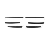 DZNEFYUP Per Tiguan L 2017 2018 2019 2020 2021 Maglia Paraurti Anteriore Centro Griglia Grill Modanatura Copertura Trim Griglie anteriori del radiatore(Nero opaco)