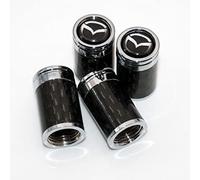 DZPFDC 4 Pezzi Cappucci delle valvole per Mazda CX-3,Tappo Valvola,per valvole Pneumatici,Cappuccio valvola,Antipolvere,Tappi Pneumatici Auto