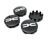 DZPFDC 4 Pezzi Coprimozzi per Dacia Duster Loga, Coprimozzi Auto con Logo,Coprimozzi Ruote,Copricerchi,Impermeabile Antipolvere Accessori,60MM