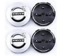 DZPFDC 4 Pezzi Coprimozzi per Volvo XC40 2022 65MM,coprimozzo,Coprimozzo Ruota,Accessorio Decorativo,Copricerchi Tappi,Auto Coprimozzi, Auto Decorativo Accessori,A
