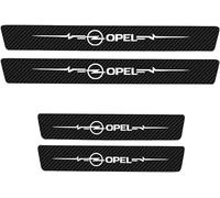 DZPFDC 4 Pezzi Fibra di Carbonio Battitacco per Opel Corsa F 2023 2024,Battitacco Auto Protezione,Soglia Porta Battitacco,Fibra di Carbonio Battitacco