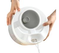 DzpKrka centrifuga per insalata, lavatortaggi e scolapiatti da cucina, contenitore di lavaggio e scarico a doppio strato, per cucina, casa, cucina, cucina e cucina e bailles uva pomodori vegetali